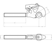 CBM Oberlenkerfanghaken Kat.2 M27x3 links