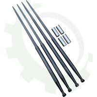 4x Frontladerzinken 4x Buchse1100mm Ballenzinken für...