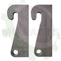 Koppelhaken 40/312mm Hitachi ZW65-ZW95 Komatsu Volvo L30...