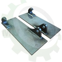 Koppelplatten roh gerade Euroaufnahme