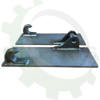Koppelplatten roh gerade Euroaufnahme