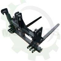 Palettengabel Euroaufnahme Dreipunkt Kat.1+2 Frontlader Palettengabelträger 2t