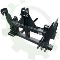 Palettengabel Euroaufnahme Dreipunkt Kat.1+2 Frontlader Palettengabelträger 2t