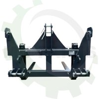 Palettengabel Euroaufnahme Dreipunkt Kat.1+2 Frontlader Palettengabelträger 2t