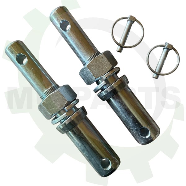 2x Unterlenkerbolzen Kat. 2/3 zum Schrauben