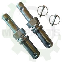 2x Unterlenkerbolzen Kat. 2/3 zum Schrauben