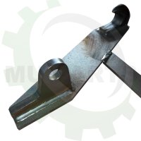 Koppelhaken vormontiert roh Euroaufnahme