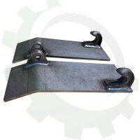 Koppelplatten 1x gekantet Euroaufnahme