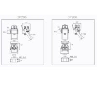 Faster Multifaster DN10-2 x 3/8" BSPP Festteil Innengewinde
