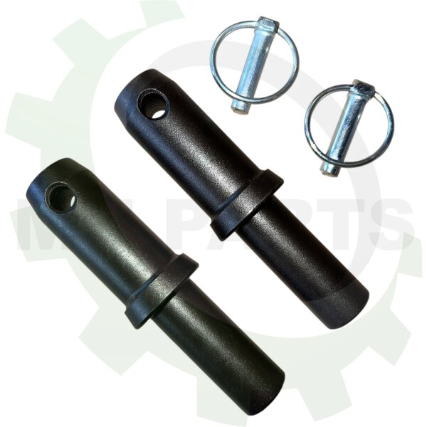 2x Unterlenkerbolzen Kat.3 zum Anschweißen 36,5x160mm inkl. Klappstecker