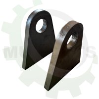 Stahllasche für 28mm Bolzen, Dreipunkt Unterlenker Kat. 2