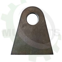 Stahllasche für 37mm Bolzen, Dreipunkt Unterlenker...