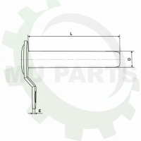 Bolzen 30x151mm verzinkt