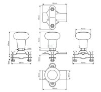 Lenkrad Fixlenker Lenkradknauf Lenkknauf  Lenkhilfe...