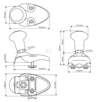 Fixlenker / Lenkradknauf Universal